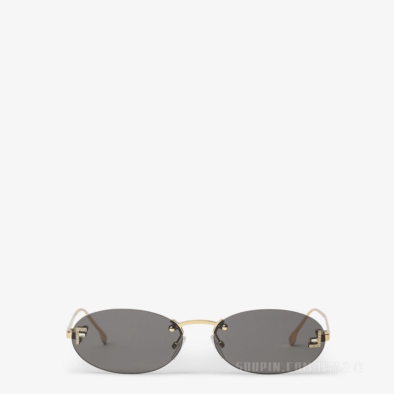FENDI First Crystal 灰色太阳镜