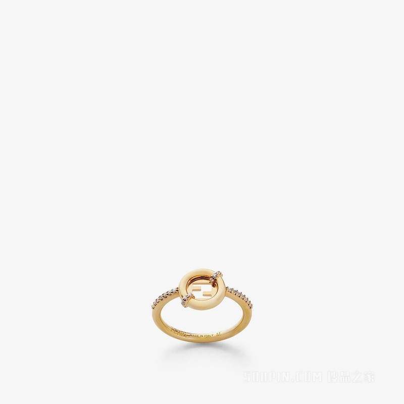 EverRound FENDI戒指 金色戒指