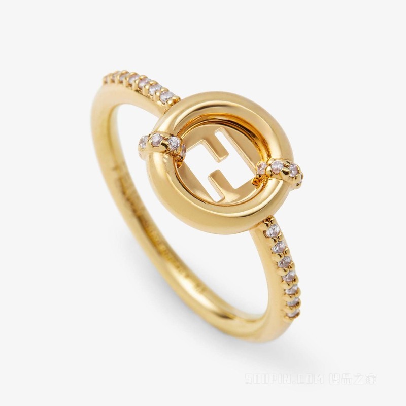 EverRound FENDI戒指 金色戒指