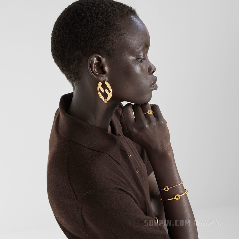 EverRound FENDI戒指 金色戒指