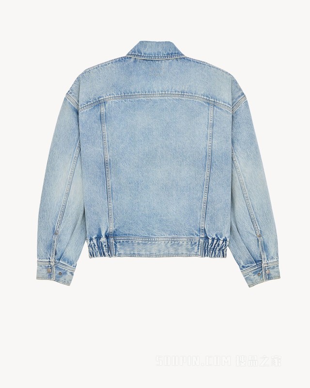 超大南方蓝牛仔夹克