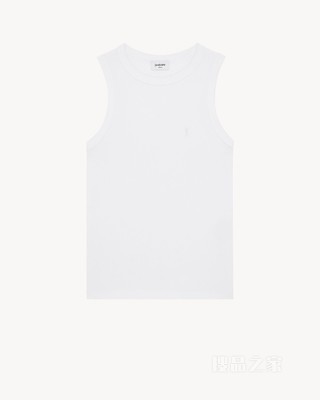 LE CASSANDRE平纹针织罗纹棉质背心