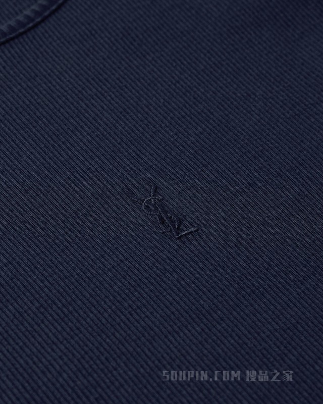 LE CASSANDRE平纹针织罗纹棉质背心