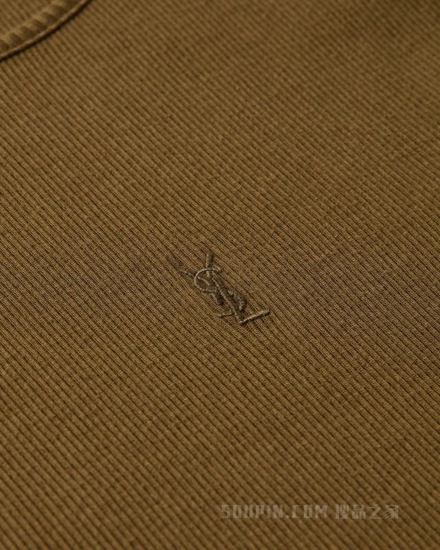 LE CASSANDRE平纹针织罗纹棉质背心