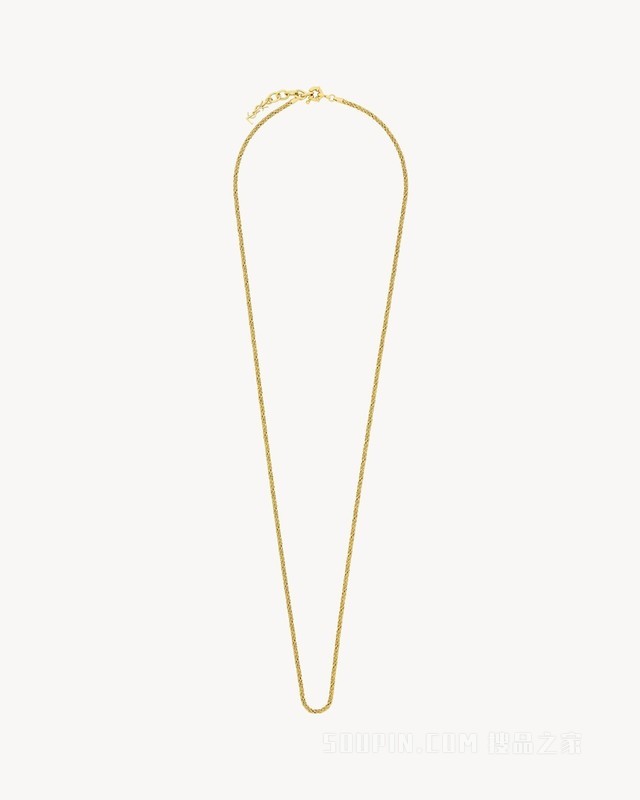 长款金属链式项链
