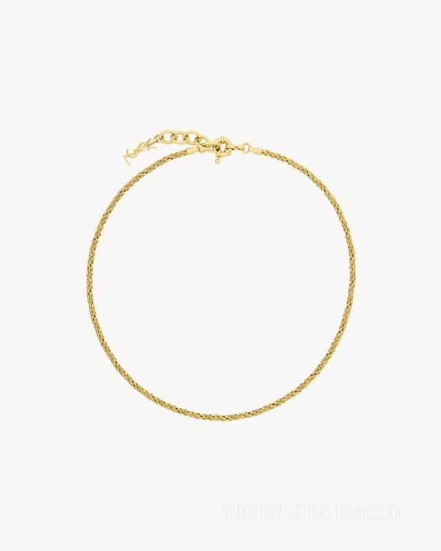 短款金属链式项链