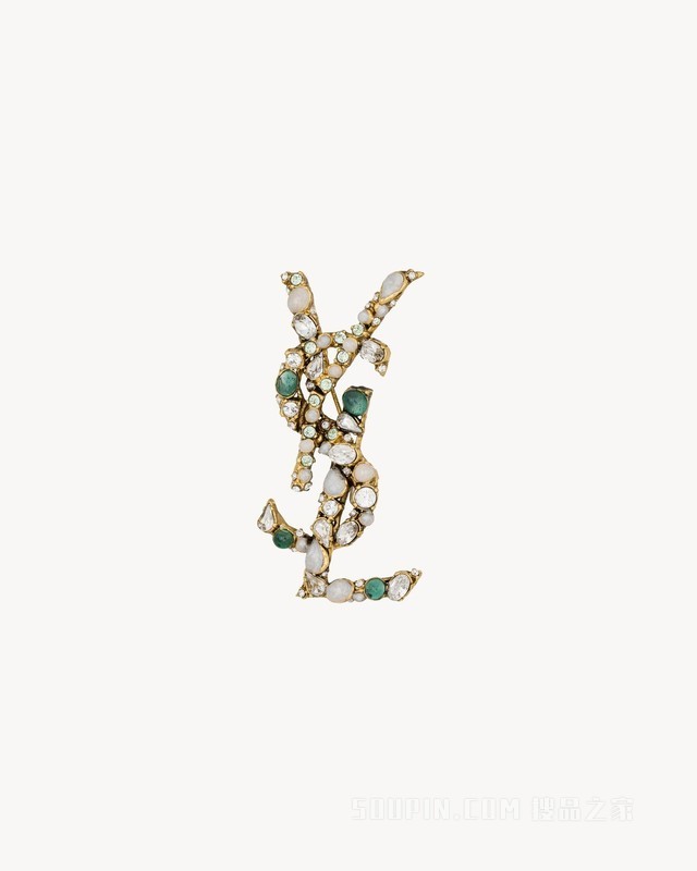 LE CASSANDRE仿水晶胸针