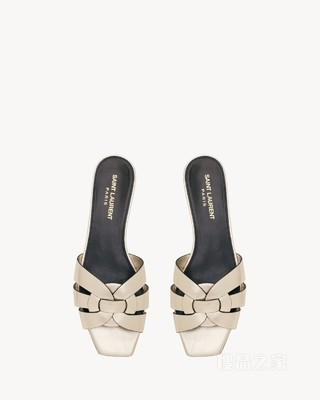 TRIBUTE金属质感皮革穆勒鞋