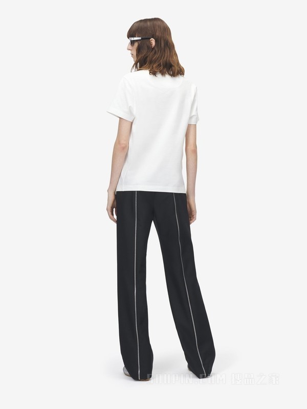 花卉McQueen标志T恤