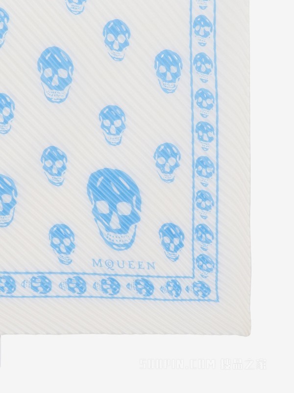 褶裥Skull围巾