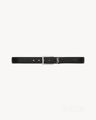 LE CASSANDRE粒面羊皮革腰带