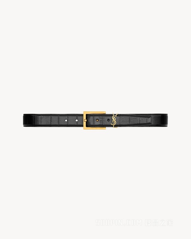 LE CASSANDRE鳗鱼皮革腰带