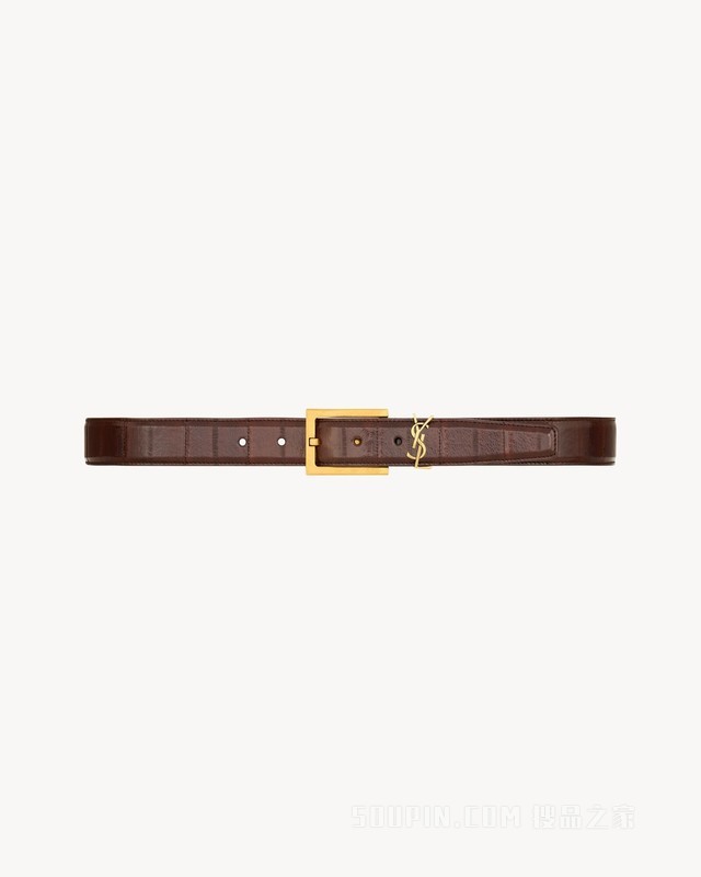 LE CASSANDRE鳗鱼皮革腰带