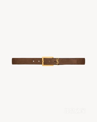 LE CASSANDRE绒面革腰带