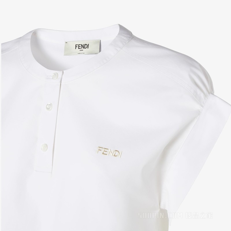 上衣 白色府绸上衣