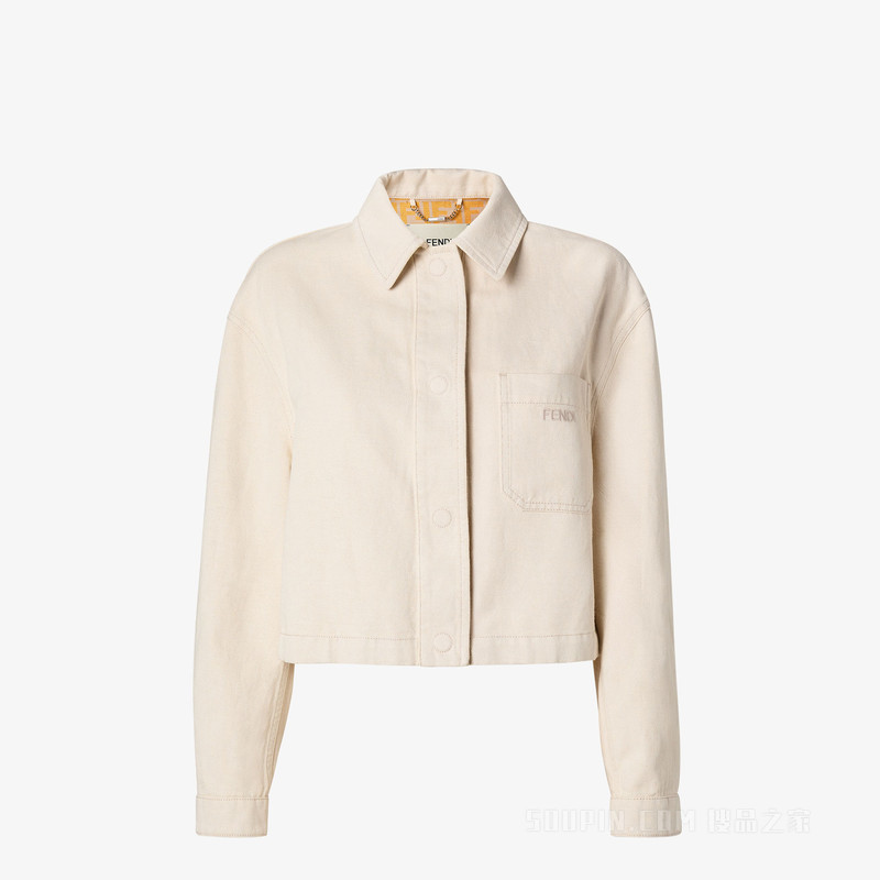 夹克 米色牛仔夹克