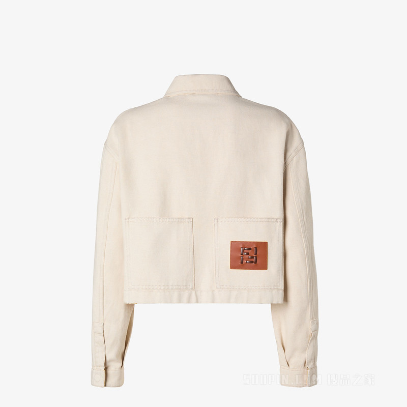 夹克 米色牛仔夹克
