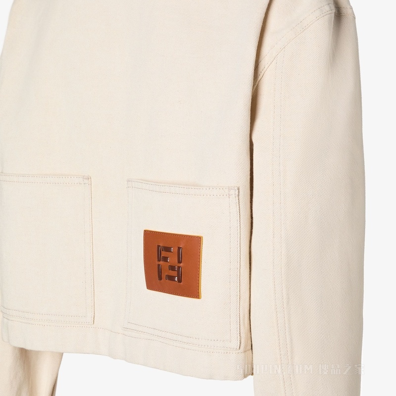 夹克 米色牛仔夹克