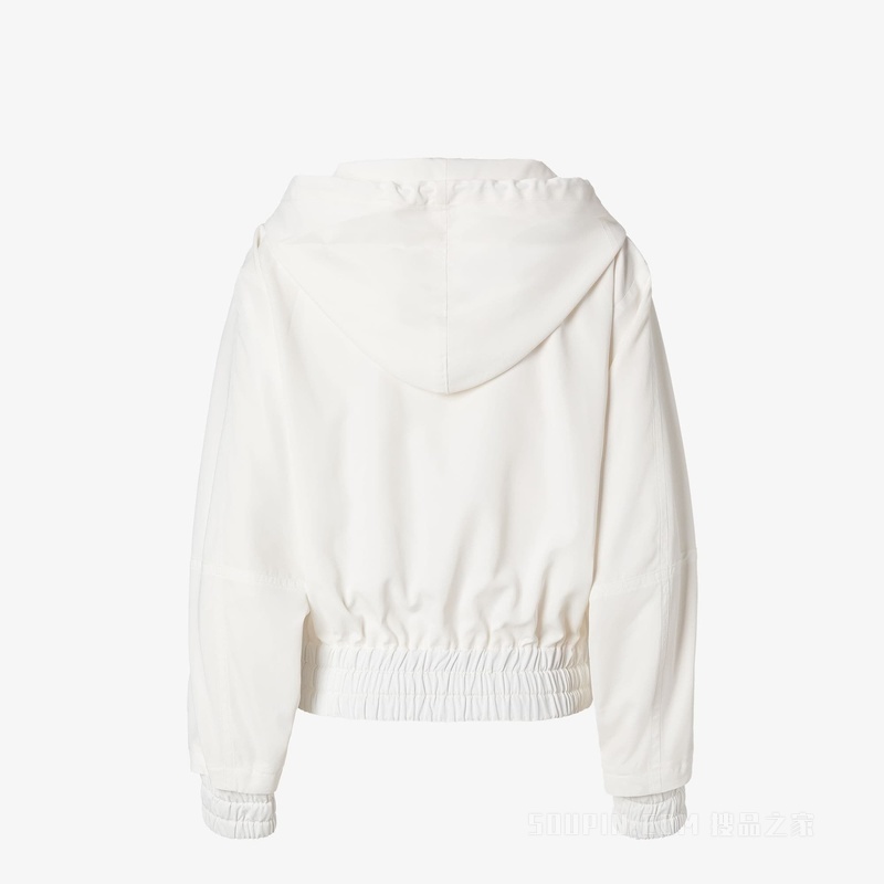 夹克衫 白色高科技粘胶纤维飞行员夹克