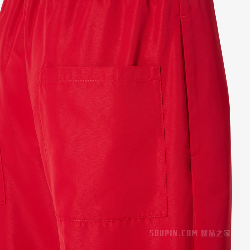 长裤 红色高科技粘胶纤维长裤