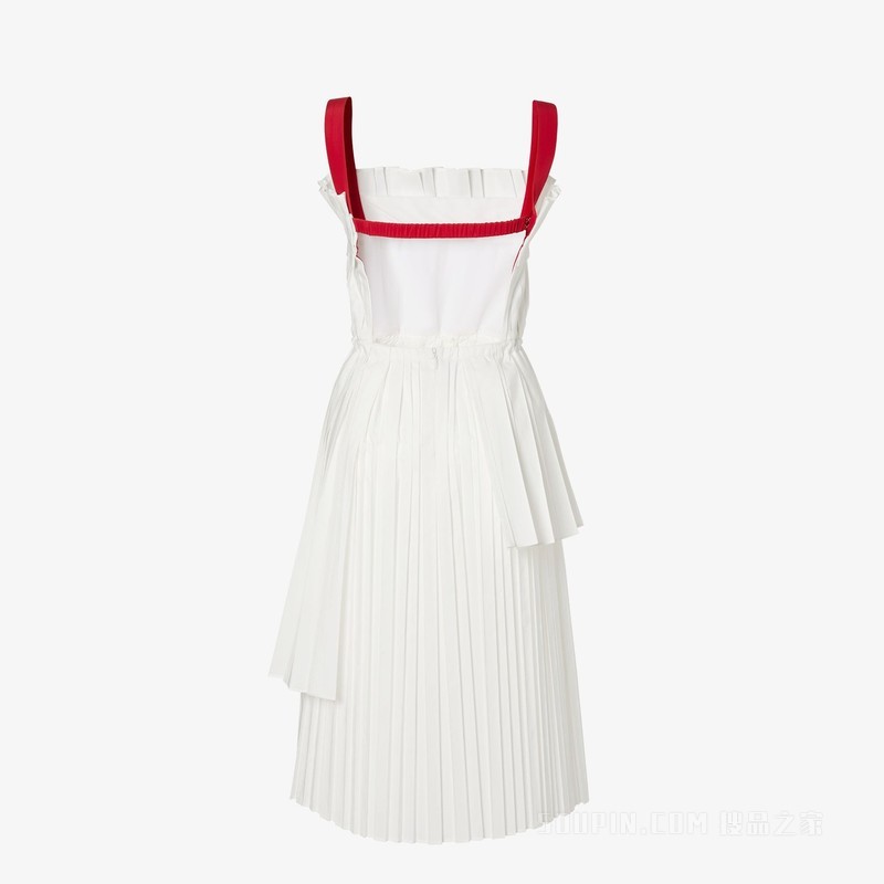 连衣裙 白色罗缎连衣裙