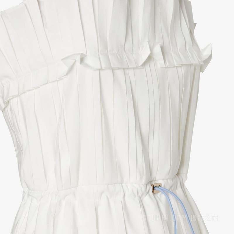 连衣裙 白色罗缎连衣裙