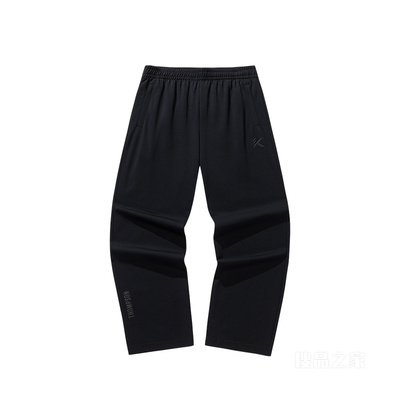 安踏篮球系列KT男子液柔冰肤针织运动长裤