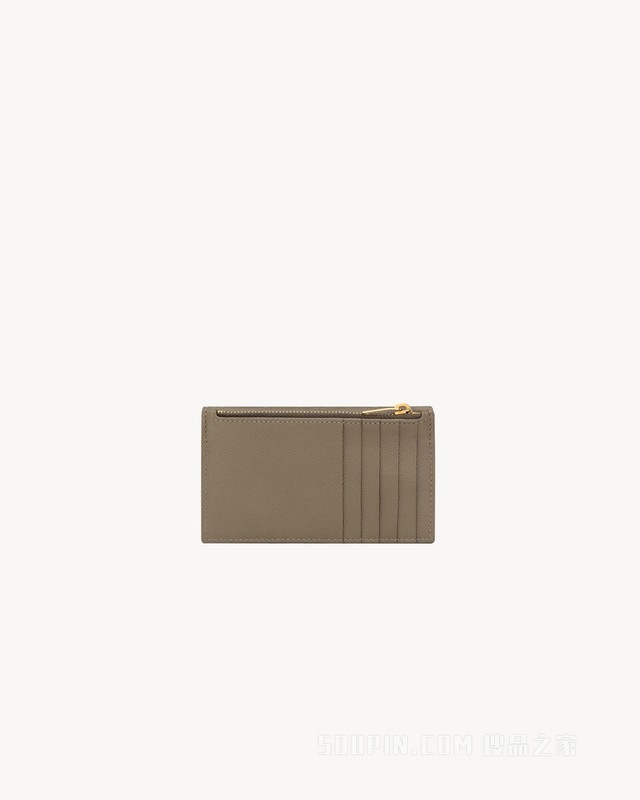 LE CASSANDRE FRAGMENTS粒面皮革翻盖卡包