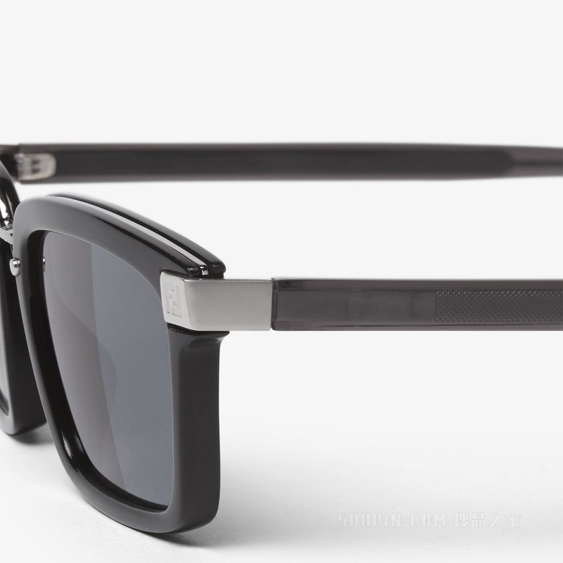 FENDI Sky 黑色醋酸酯材料太阳镜