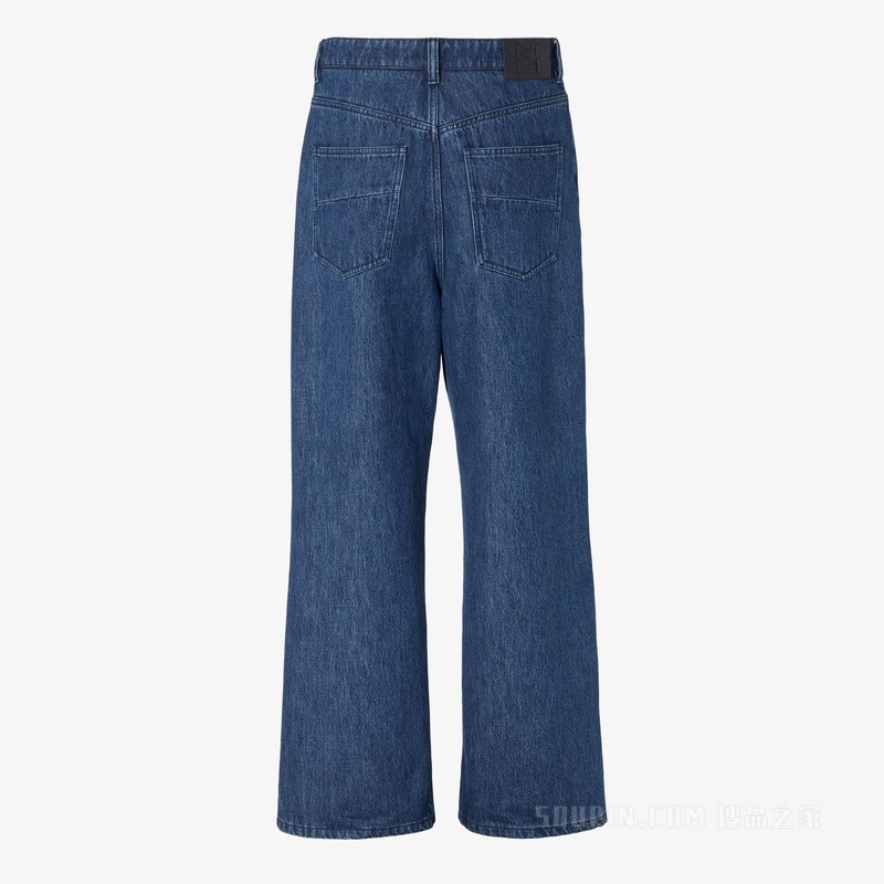 长牛仔裤 蓝色牛仔裤
