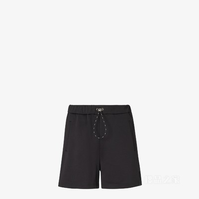 百慕大短裤 黑色高科技棉短裤
