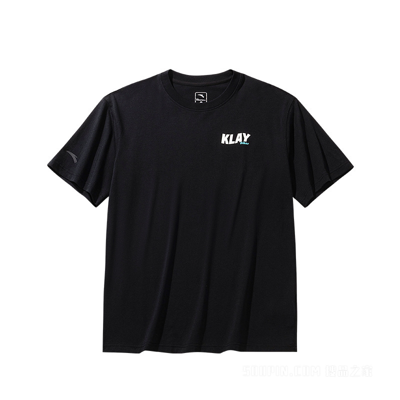 安踏篮球系列KT男子短袖针织衫