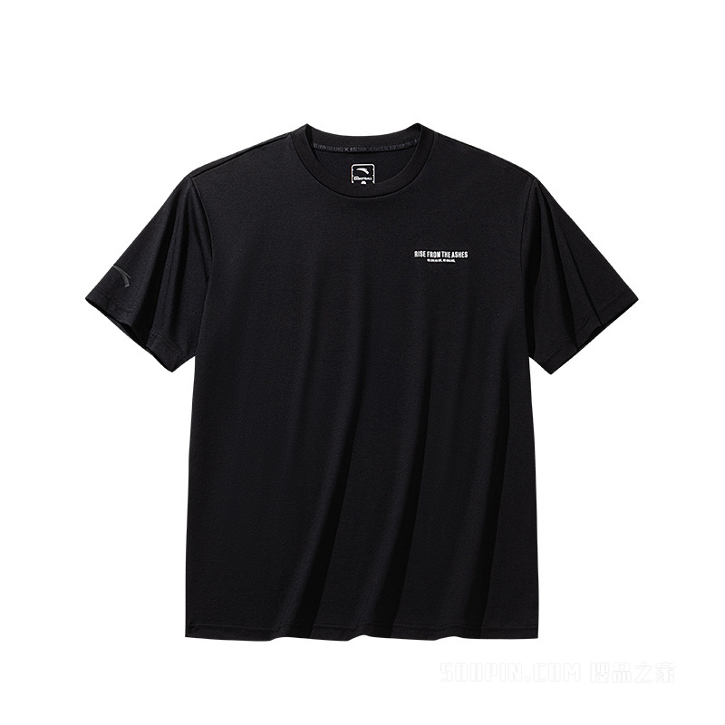 安踏篮球系列KT男子冰肤抗菌短袖针织衫