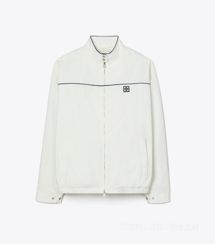 大号网球夹克 雪花白