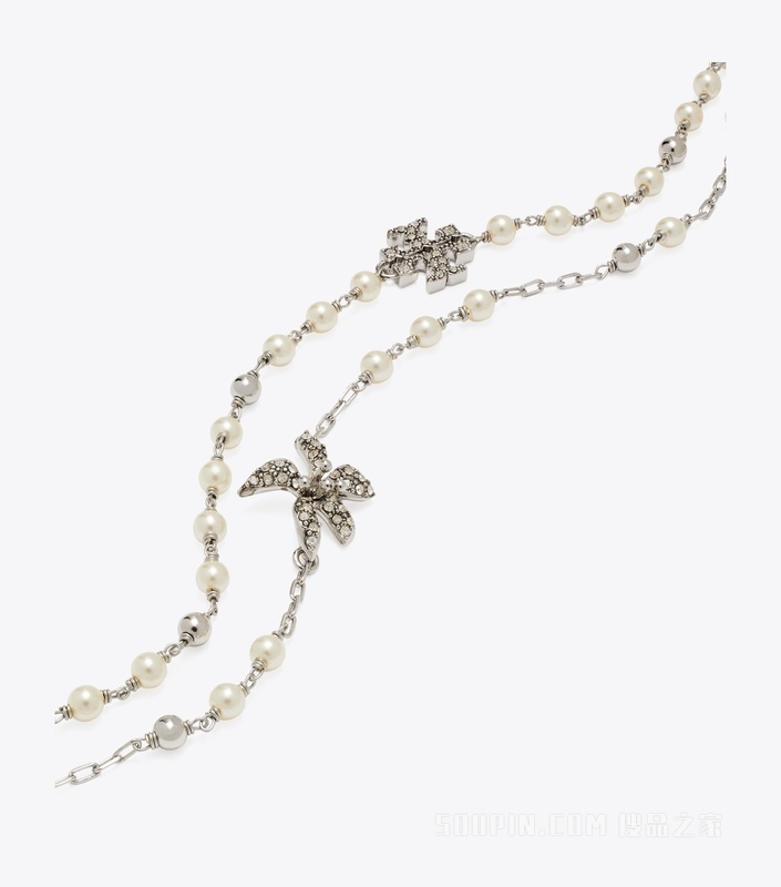 【礼物】Moondance 月影流光系列多层手链 Tory 银/珍珠色/水晶色