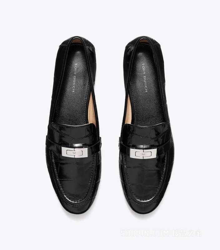 LeeLee 加宽版乐福鞋 纯黑