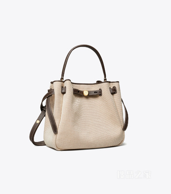 【礼物】Romy 水桶包 柔雾杏仁色/纯净白