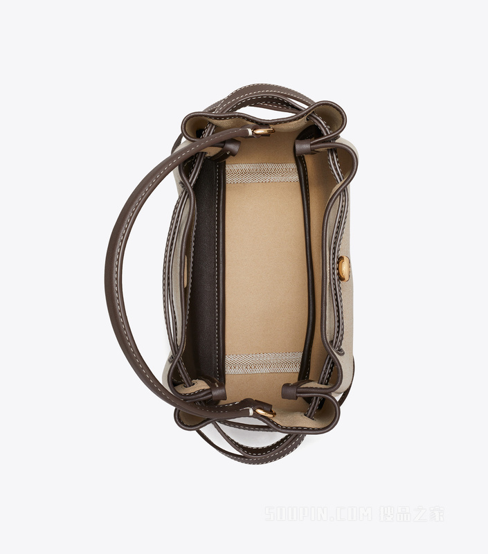 【礼物】Romy 水桶包 柔雾杏仁色/纯净白