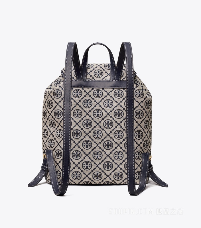 【礼物】T Monogram 双肩包 Tory 海军蓝