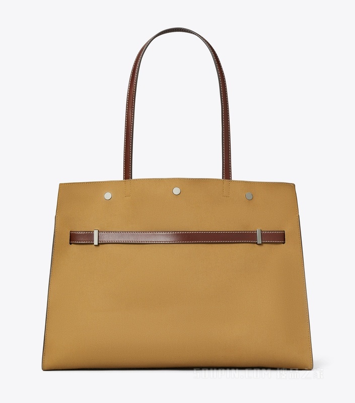 【礼物】Lee Radziwill 帆布托特包 卡其色