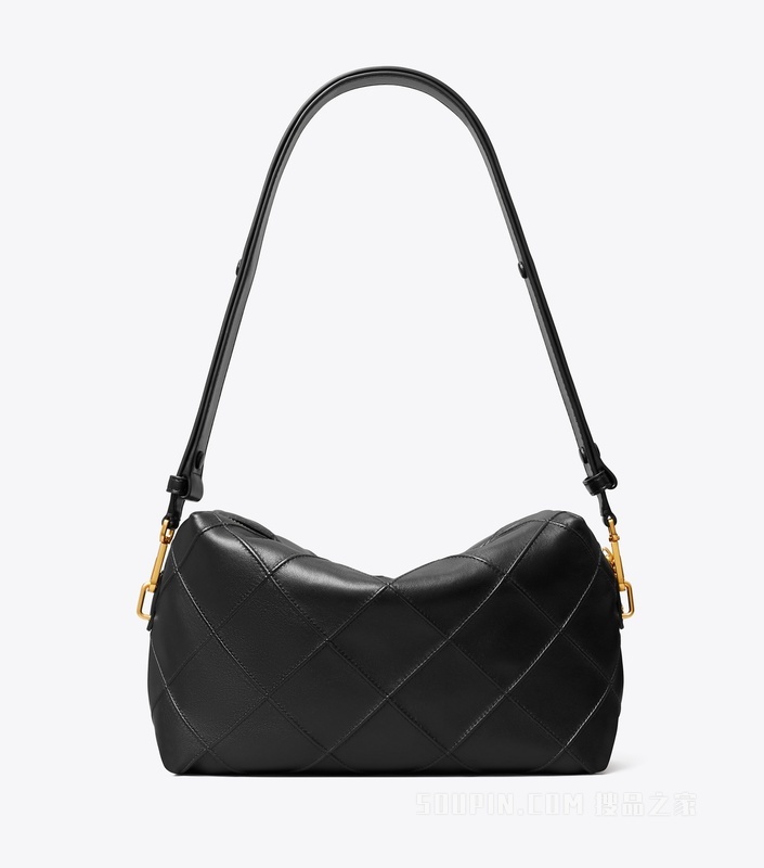 【礼物】Fleming 大号柔软斜挎包 黑色