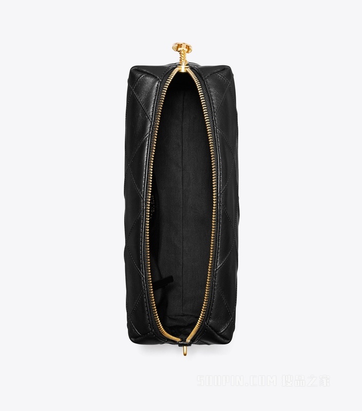 【礼物】Fleming 大号柔软斜挎包 黑色
