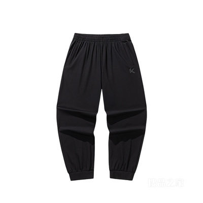 安踏篮球系列KT男子冰肤针织运动长裤