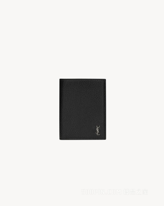 TINY LE CASSANDRE粒面皮革信用卡钱包