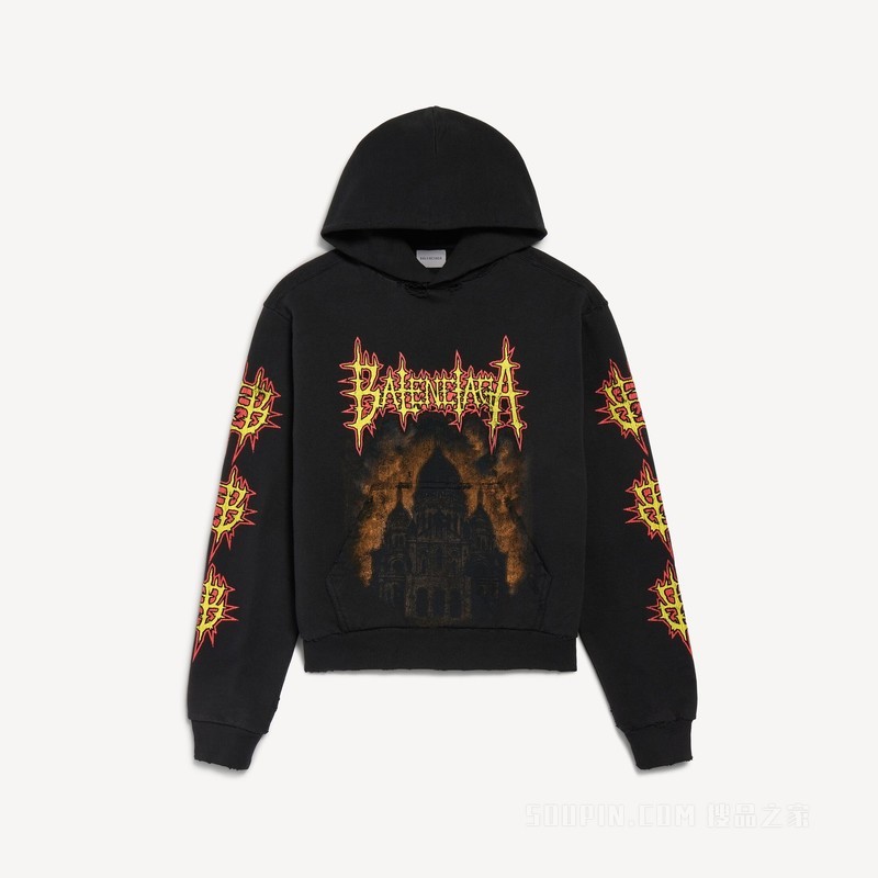 BALENCIAGA SACRÉ CŒUR中版型连帽卫衣