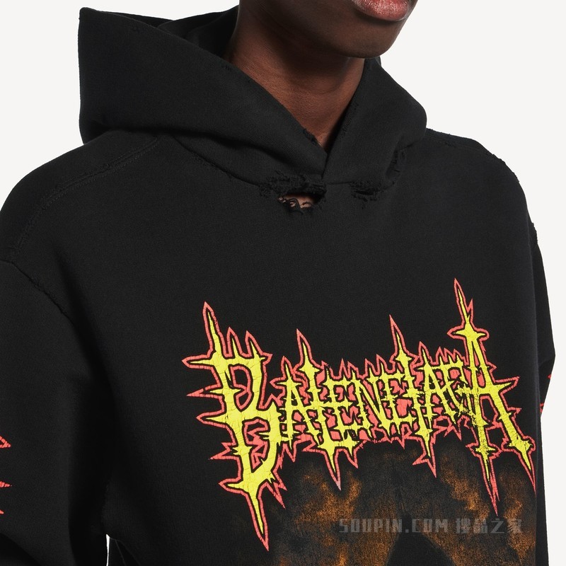 BALENCIAGA SACRÉ CŒUR中版型连帽卫衣