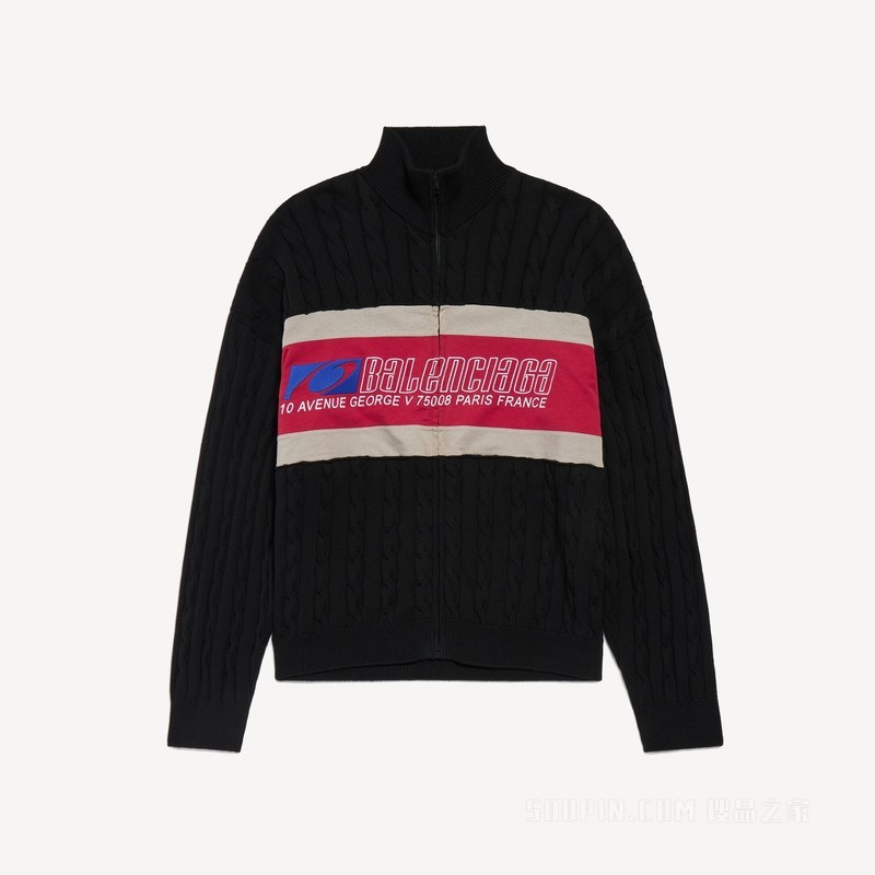 SPORTY BLOCK拉链开衫