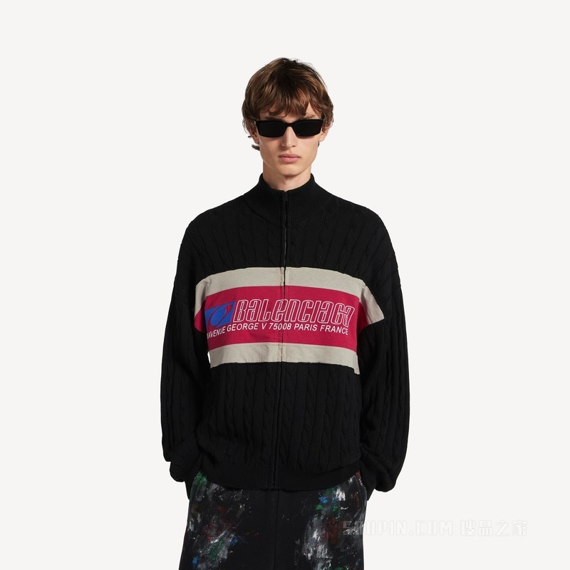 SPORTY BLOCK拉链开衫