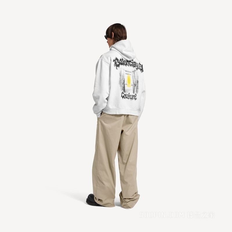 SALON DE COUTURE超大版型拉链连帽衫