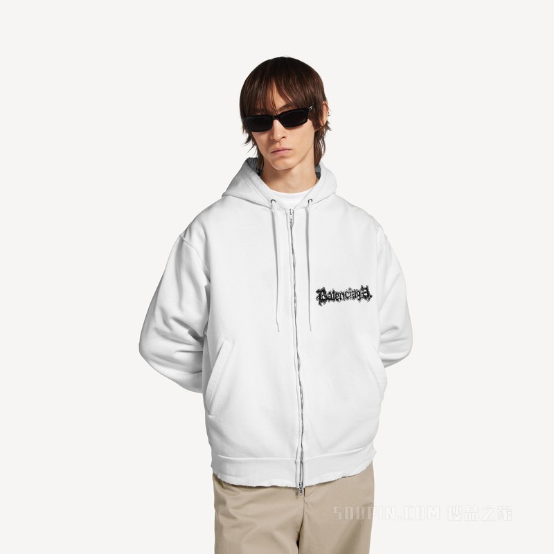 SALON DE COUTURE超大版型拉链连帽衫